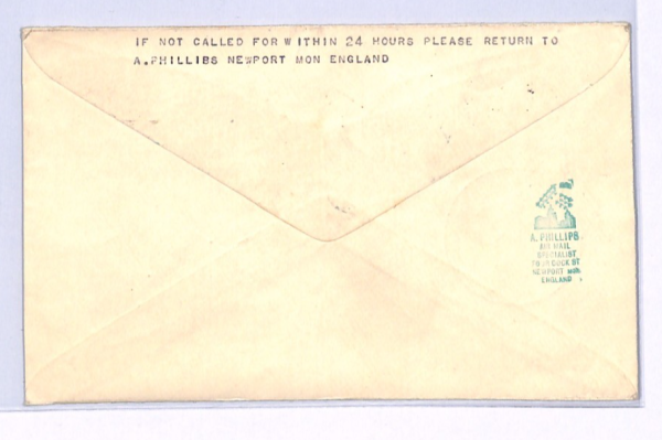 GB/*FANNING ISLAND* Cover GILBERT ELLICE 1938 KGVI Empire Air Mail Scheme XF220 - Image 5