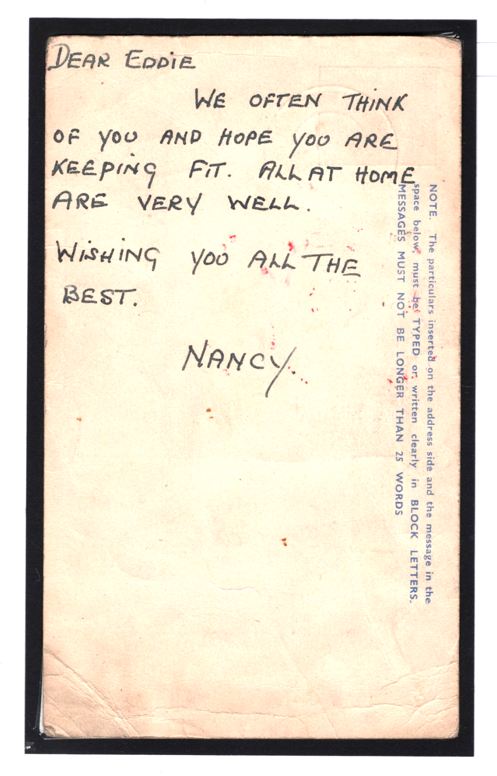 GB/JAPAN WW2 POW Stationery 3d Card Hunstanton 1944 TOKYO CENSOR No2 Camp i80 - Image 10