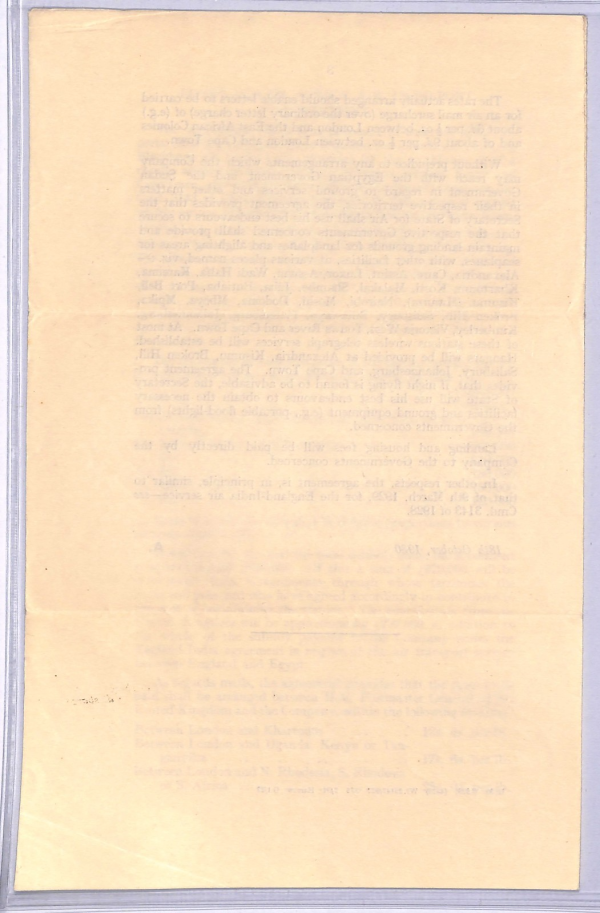 GB/RHODESIA Air Mail FIRST FLIGHT *MINISTRY NOTICE* Flown 1934 KGV Controls WT4 - Image 5