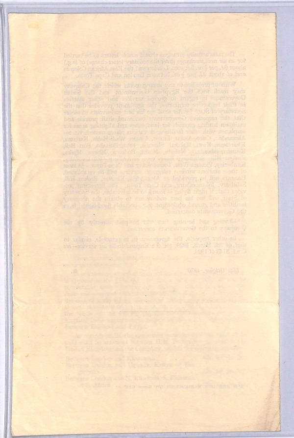 GB/SOUTH AFRICA Air Mail FIRST FLIGHT *MINISTRY NOTICE* Flown 1934 Kimberley WT5 - Image 6