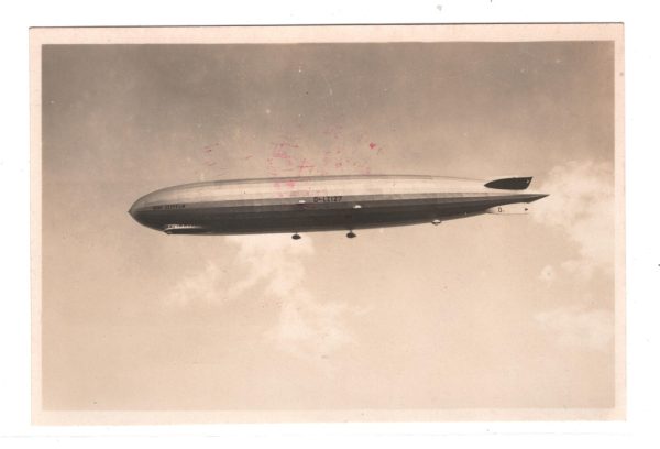 GERMANY AIRSHIP Real Photo Postcard Superb GRAF ZEPPELIN An Bord 1928 CDS MA2101 - Image 3