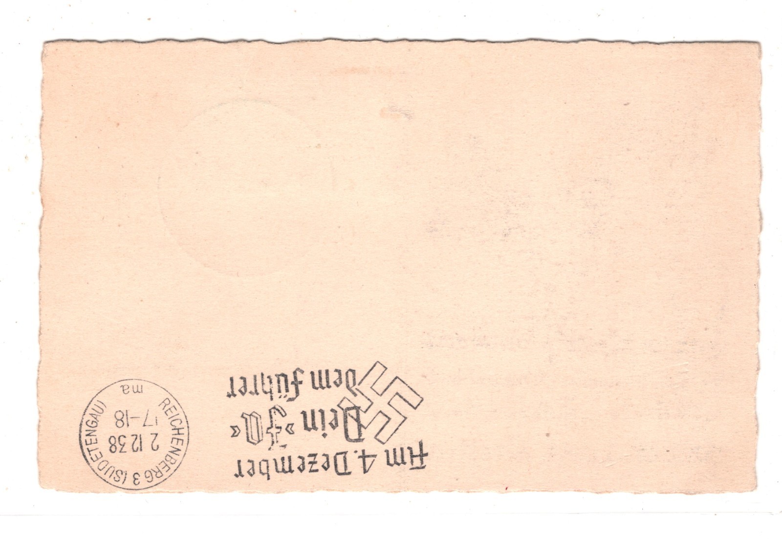 GERMANY Advert POMMERN Stationery Card ZEPPELIN Air Mail 1938 Sudetenland KZ293 - Image 4