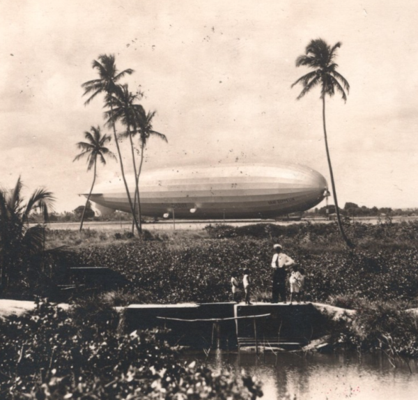 GERMANY An Bord ZEPPELIN 1m Air Mail Card *8.SÜDAMERIKAFAHRT* 1932 Recife KZ272 - Image 3
