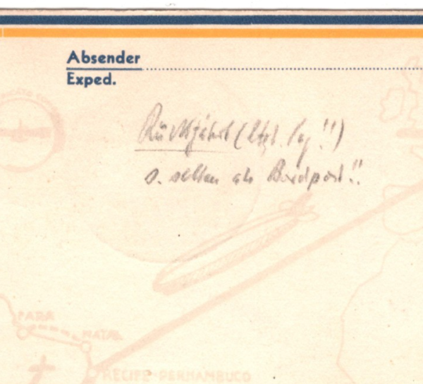 GERMANY An Bord ZEPPELIN Air 1m Card *6.SÜDAMERIKAFAHRT* 1932 LIGHTHOUSE KZ273 - Image 7