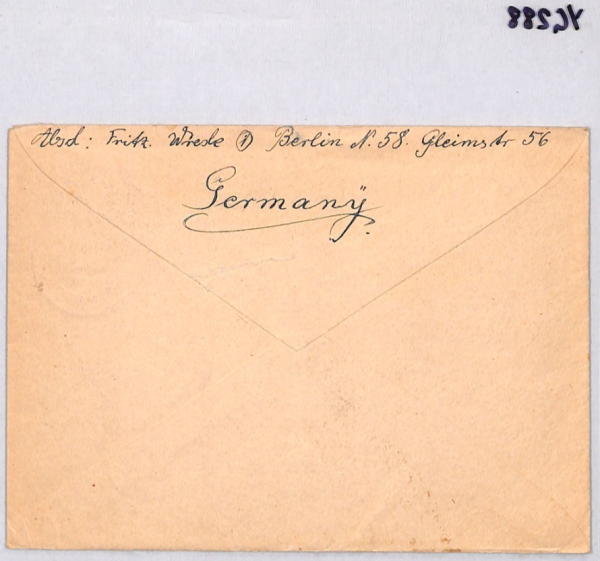 GERMANY (BERLIN) 30pf *GOETHE* Used 1949 CDS Cover USA POETRY {samwells}YG288 - Image 9