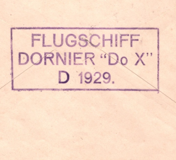 GERMANY Cover 1930 DORNIER *Do X* FIRST FLIGHT Kapt Christansen KOMMANDO KZ324 - Image 5