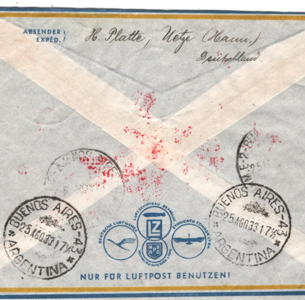 GERMANY Cover ZEPPELIN Air *5.SÜDAMERIKAFAHRT* 1933 ARGENTINA Reg BIRDS KZ290 - Image 13