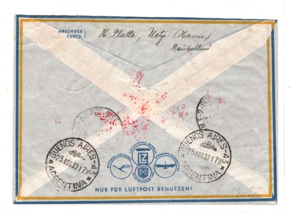 GERMANY Cover ZEPPELIN Air *5.SÜDAMERIKAFAHRT* 1933 ARGENTINA Reg BIRDS KZ290 - Image 4