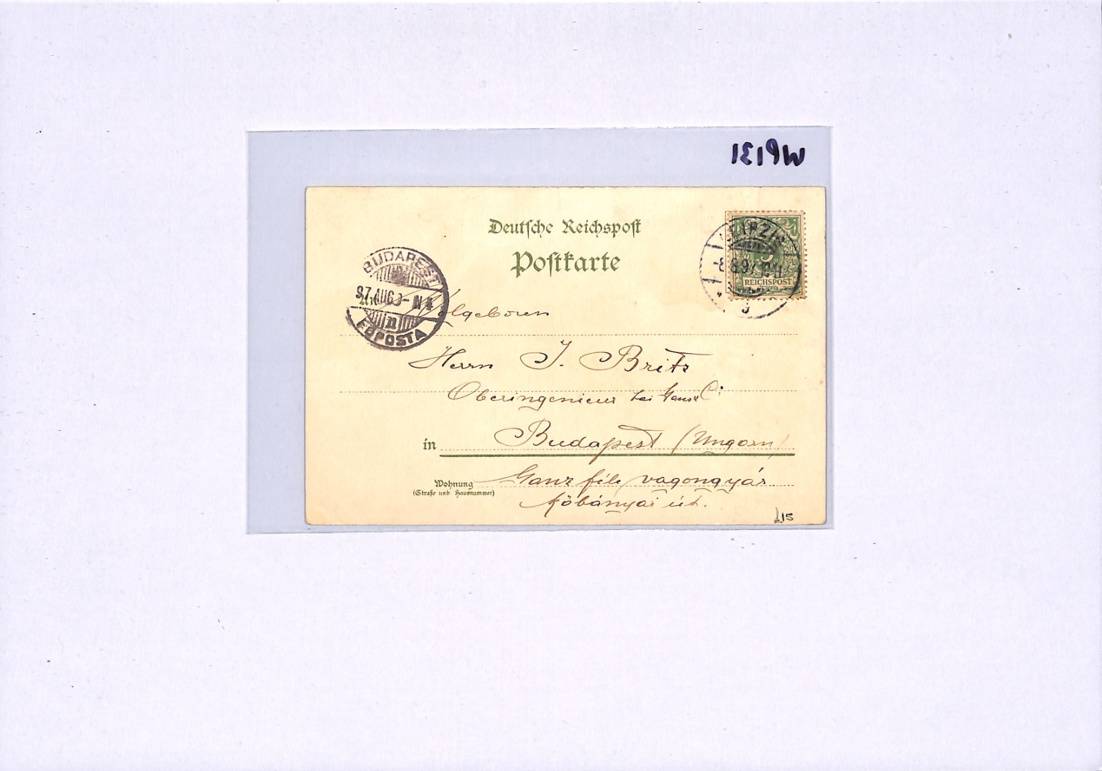 GERMANY EXHIBITION Postcard *Leipzig Austellung* 1897 Chromo Hungary WP131 - Image 13