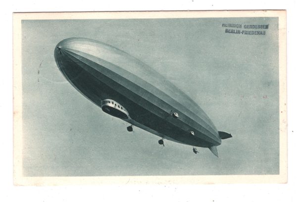 GERMANY GRAF ZEPPELIN Air Mail Card 1930 MIT LUFTSHIFF LZ127 Berlin Kassel KZ223 - Image 3
