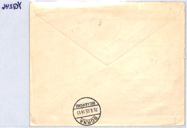 GERMANY *Ostropa* EXHIBITION 1935 Stationery 8pf HINDENBURG Cover Kahlberg YQ246 - Image 9