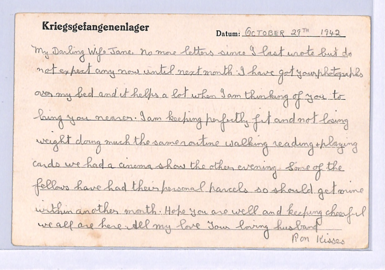 GERMANY (Poland) WW2 GB RAF POW Card STALAG *LUFT 3* Imprint 1942 Guildford X07 - Image 7