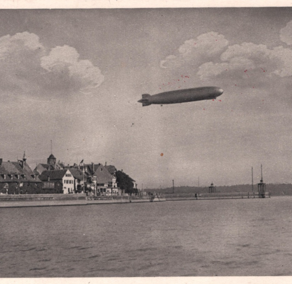 GERMANY Postcard ZEPPELIN 1m Airmail *POLARFARHT* 1931 Overprint LENINGRAD KZ255 - Image 3