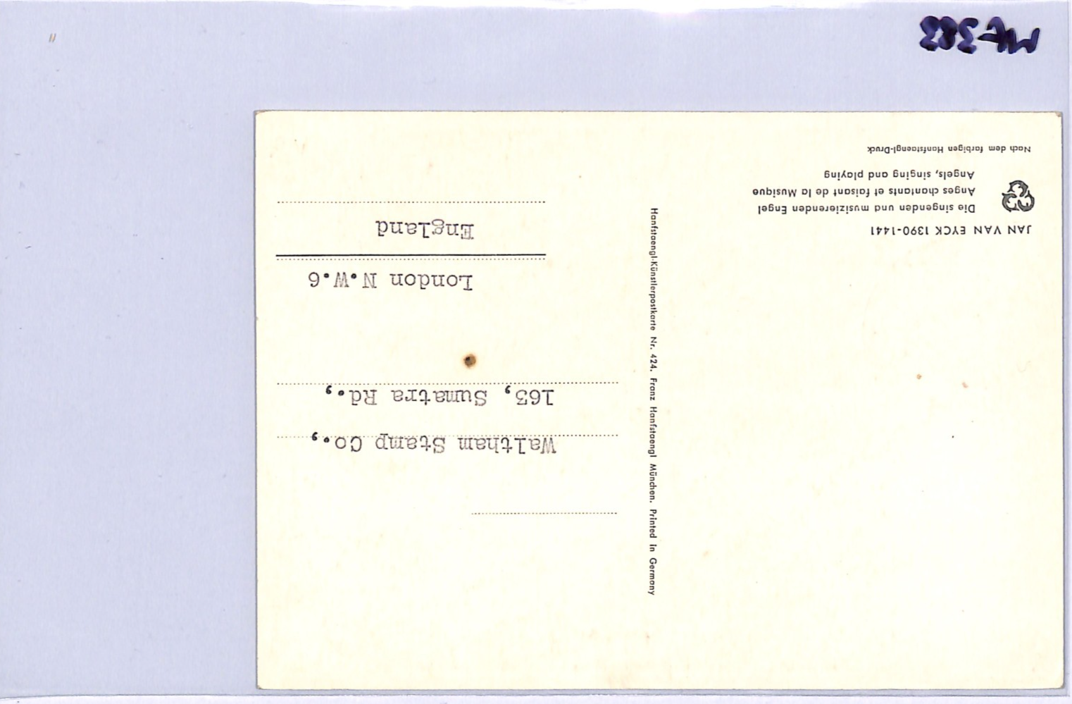 GERMANY/BERLIN 30+5pf *Philharmonic* (1950) MAXI-CARD 1952 ORCHESTRA MUSIC WF383 - Image 11