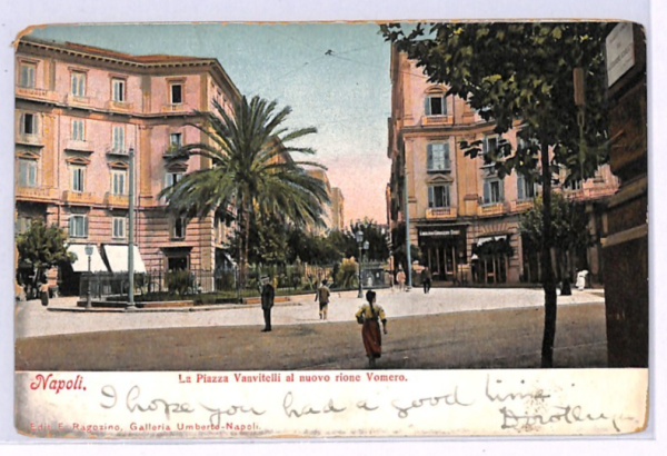 GIBRALTAR Postcard Fancy Violet *HOTEL CECIL* Cachet 1905 NEW BRUNSWICK NJ XH222 - Image 5