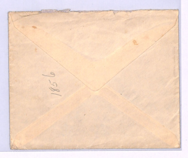 GIBRALTAR WW2 Cover *3/GIB* Black TRIANGULAR CENSOR Military FPO.475 Boston XH63 - Image 4