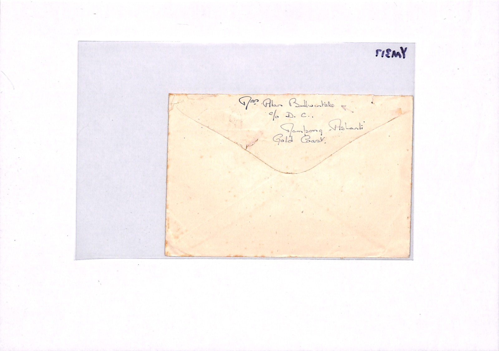 GOLD COAST Air Cover MAMPONG ASHANTI *Bullwinkle* COLONIAL SEC 1945 Oxford YM317 - Image 6