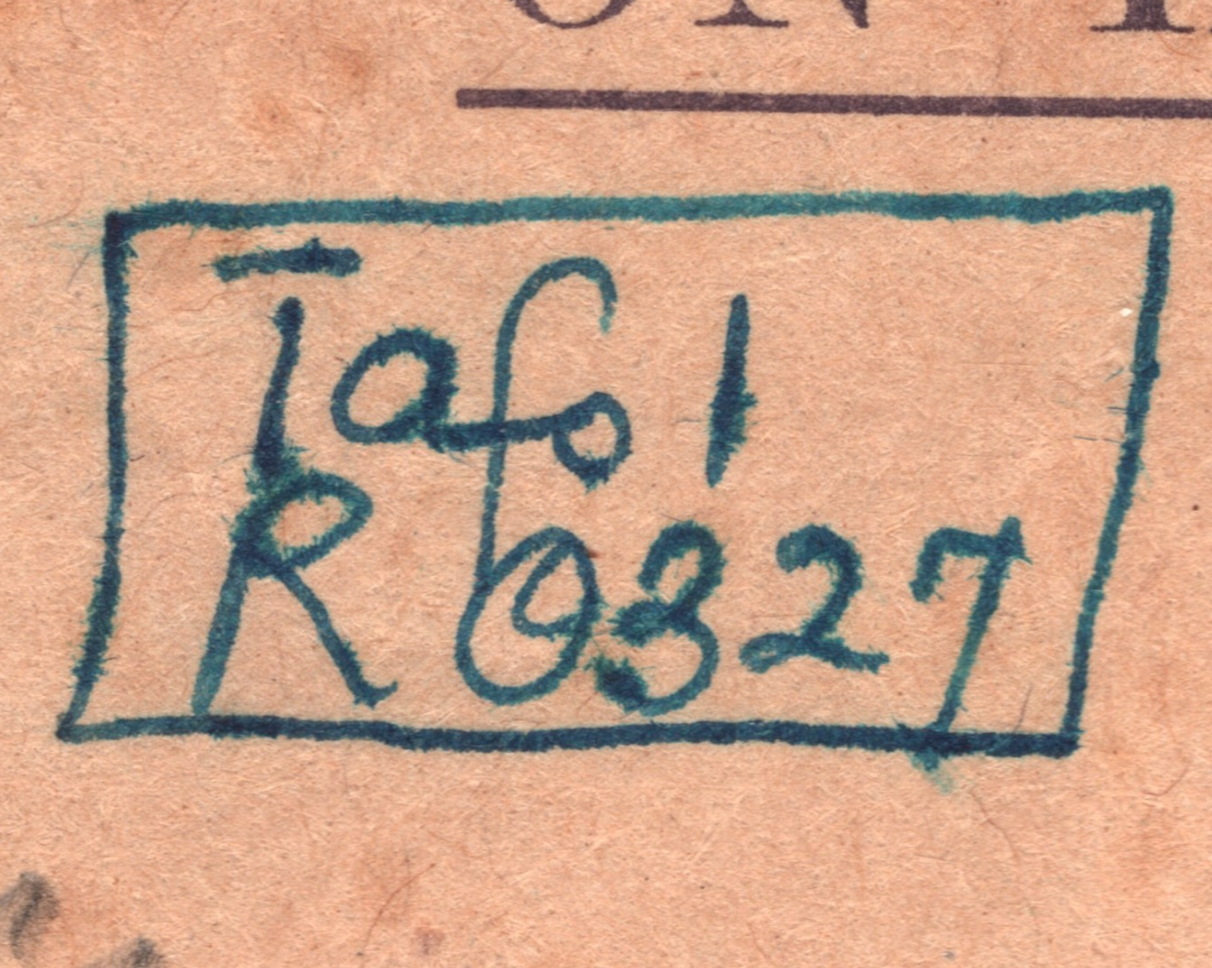 GOLD COAST Official Cover *TAFO* HAND-DRAWN R (Label) Registered 1955 OHMS YM333