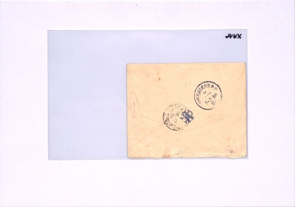 GOLD COAST QV Cover SALTPOND CDS *554* Numerals 1899 Liverpool Packet SHIPS XH46 - Image 6