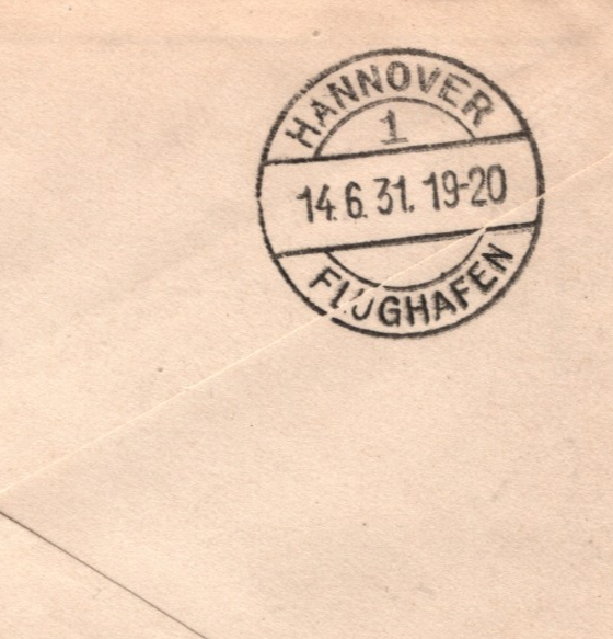 GRAF ZEPPELIN Air 1m PAIR Cover 1931 An Bord Děčín CZECHOSLOVAKIA Hannover KZ228 - Image 10