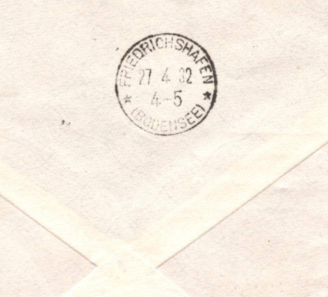 GRAF ZEPPELIN Air ARGENTINA Cover *NORDDEUTSCHER LLOYD* 1932 GERMANY KZ455 - Image 4