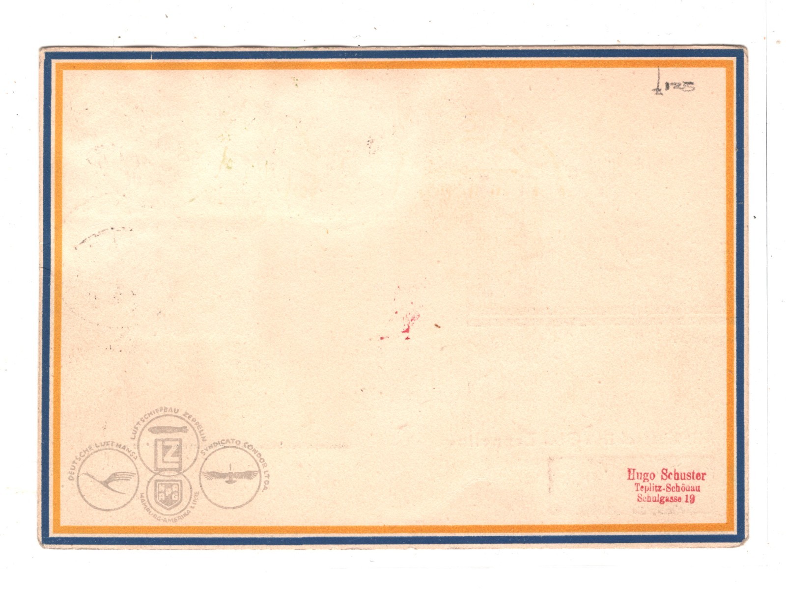 GRAF ZEPPELIN Air Mail *AUSTRIA* Map Card 6.SÜDAMERIKAFAHRT 1932 Brazil KZ97 - Image 4