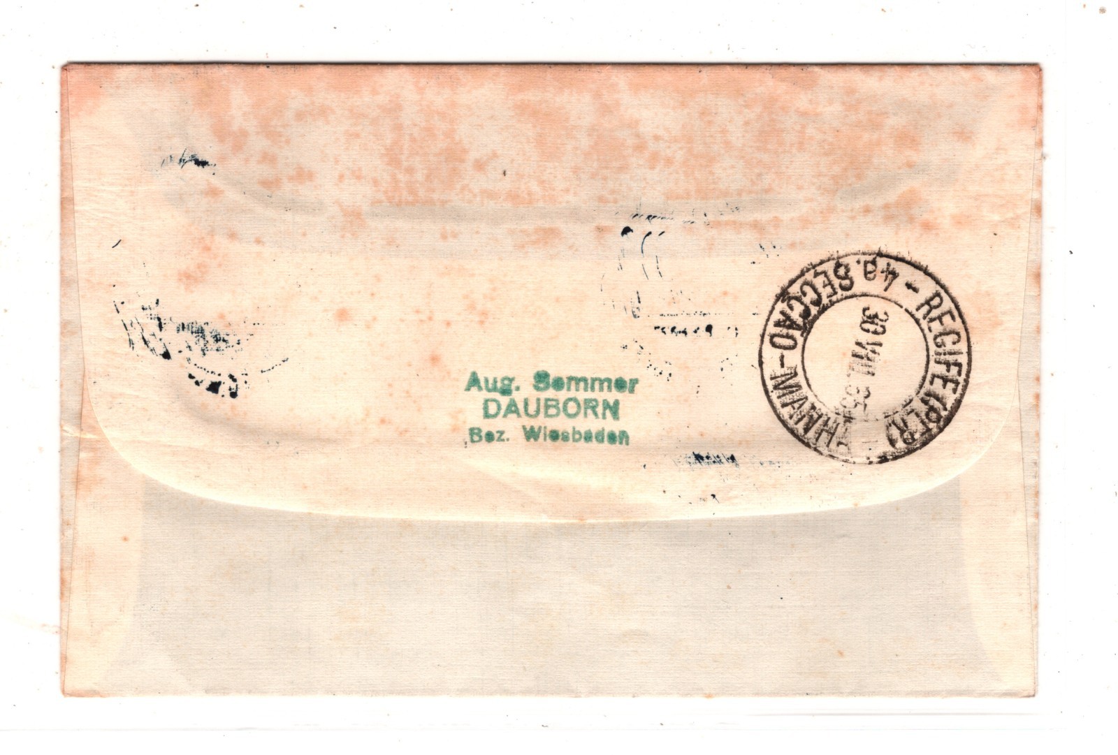GRAF ZEPPELIN Air Mail Cover SÜDAMERIKA *11 FAHRT* CDS BRAZIL 1935 Germany KZ326 - Image 2