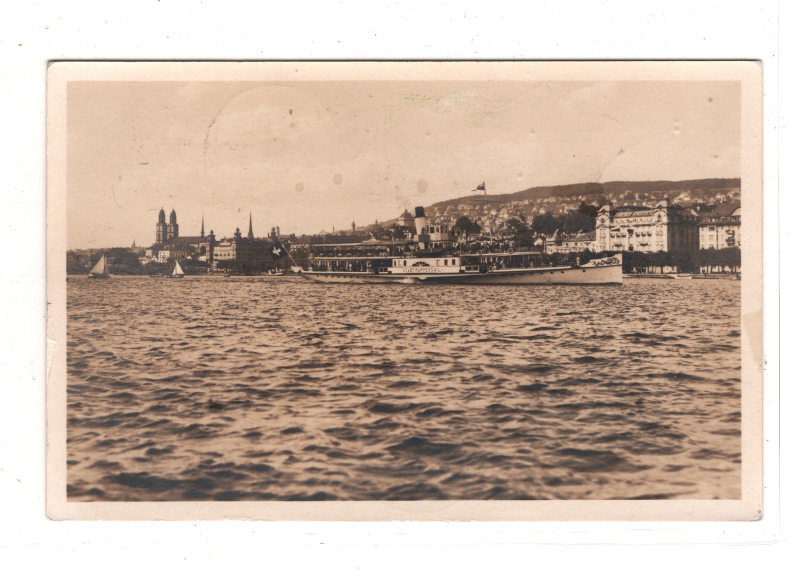 GRAF ZEPPELIN Air *SWITZERLAND* 1F Card 1933 2. SÜDAMERIKAFAHRT Brazil KZ579 - Image 3
