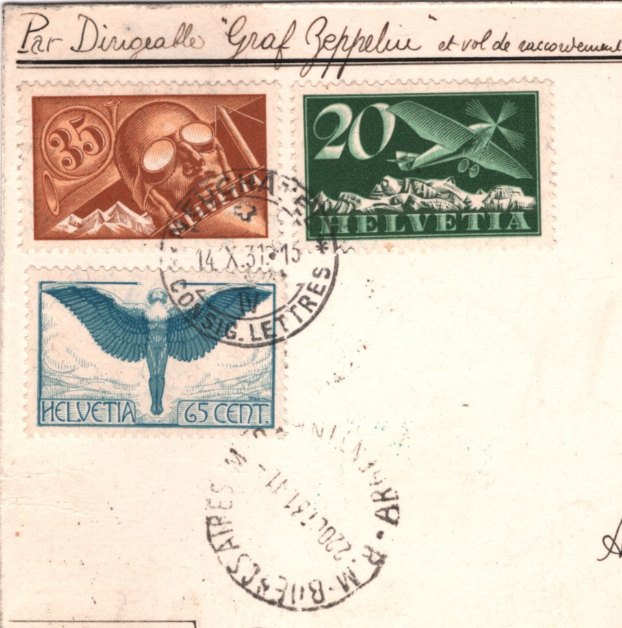 GRAF ZEPPELIN Air *SWITZERLAND* Card 1931 3. SÜDAMERIKAFAHRT Argentina KZ585 - Image 5