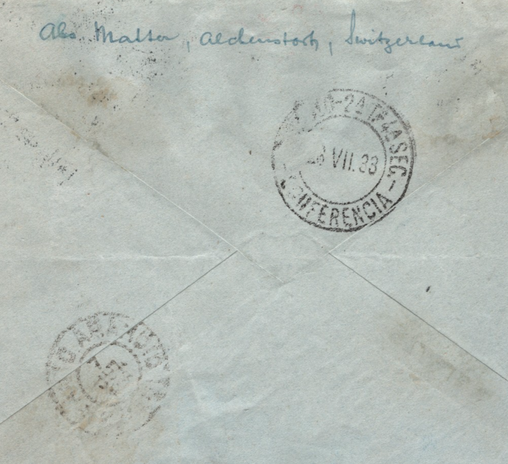 GRAF ZEPPELIN Air *SWITZERLAND* Cover 1934 3. SÜDAMERIKAFAHRT Brazil KZ578 - Image 6