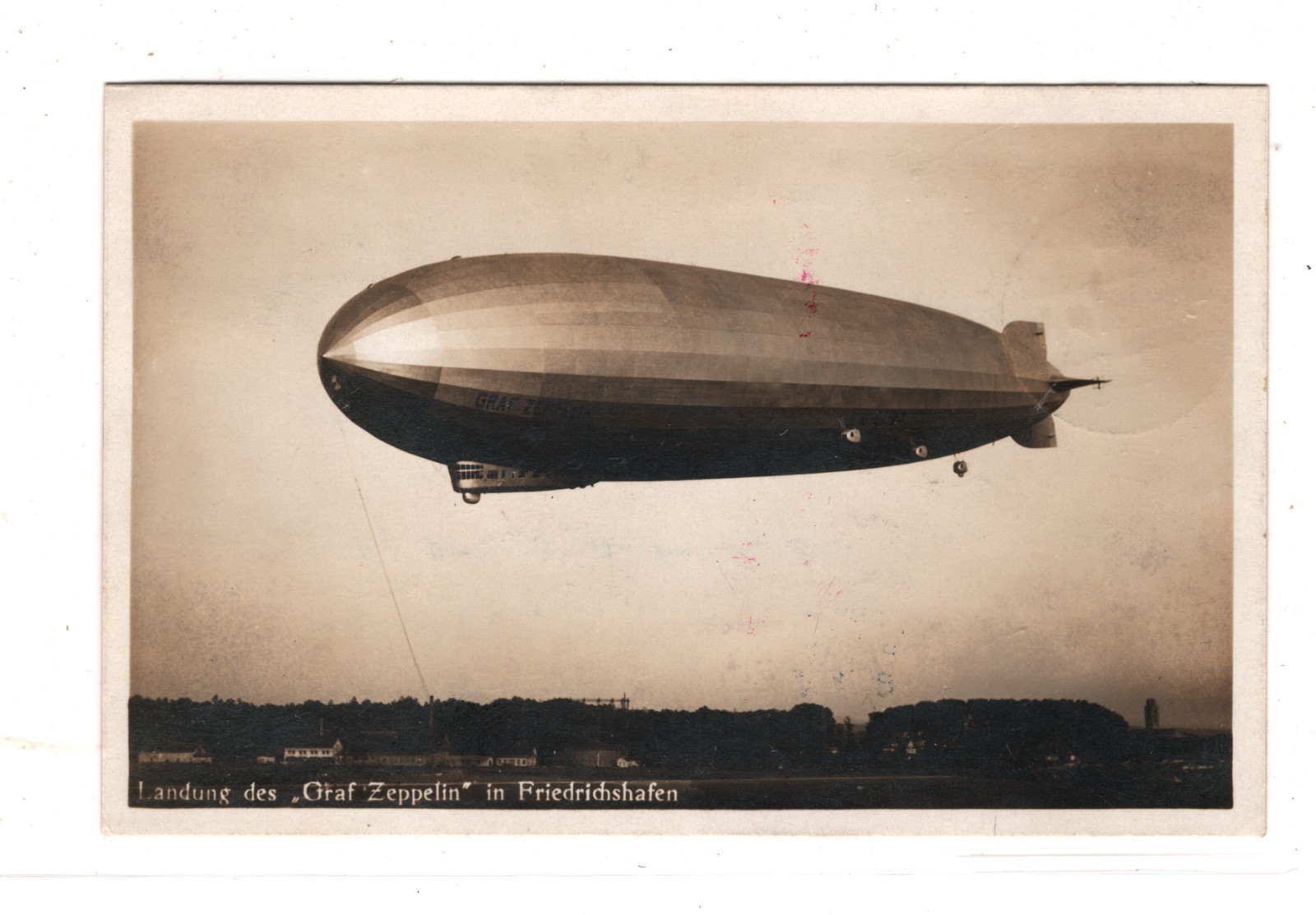 GRAF ZEPPELIN An Bord GERMANY Air Card 1929 *LUFTSCHIFF BEFÖRDERT* Cachet KZ531 - Image 5
