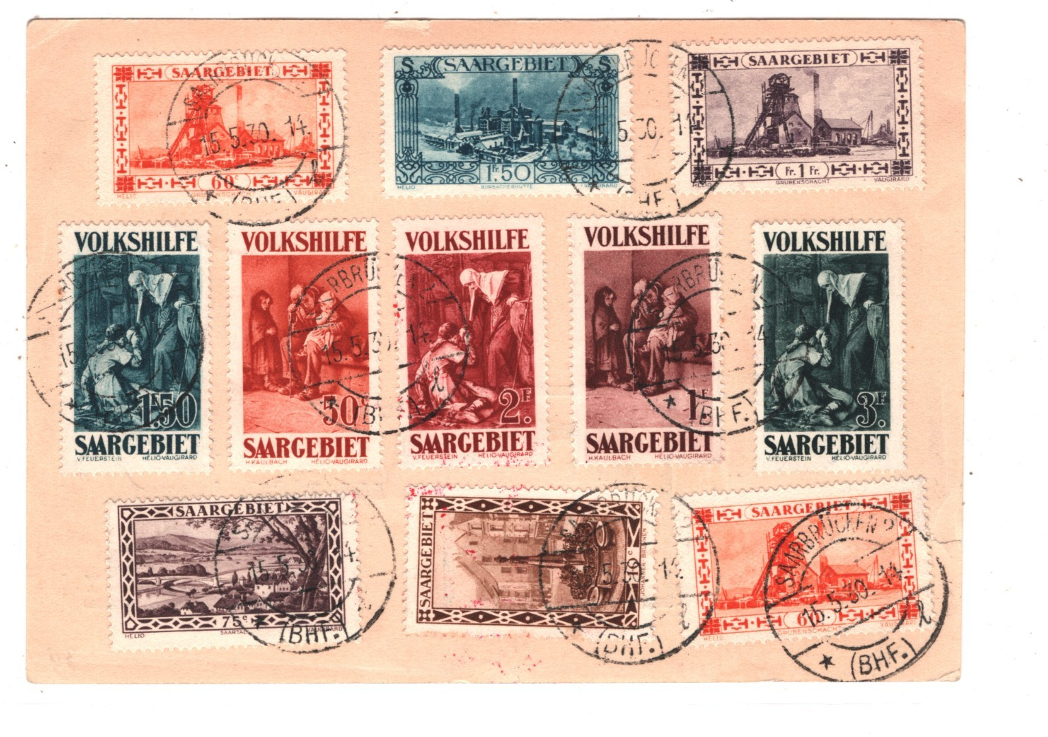 GRAF ZEPPELIN Card SAAR Air Mail *VOLKSHILFE* Franking SÜDAMERIKAFAHRT USA KZ435