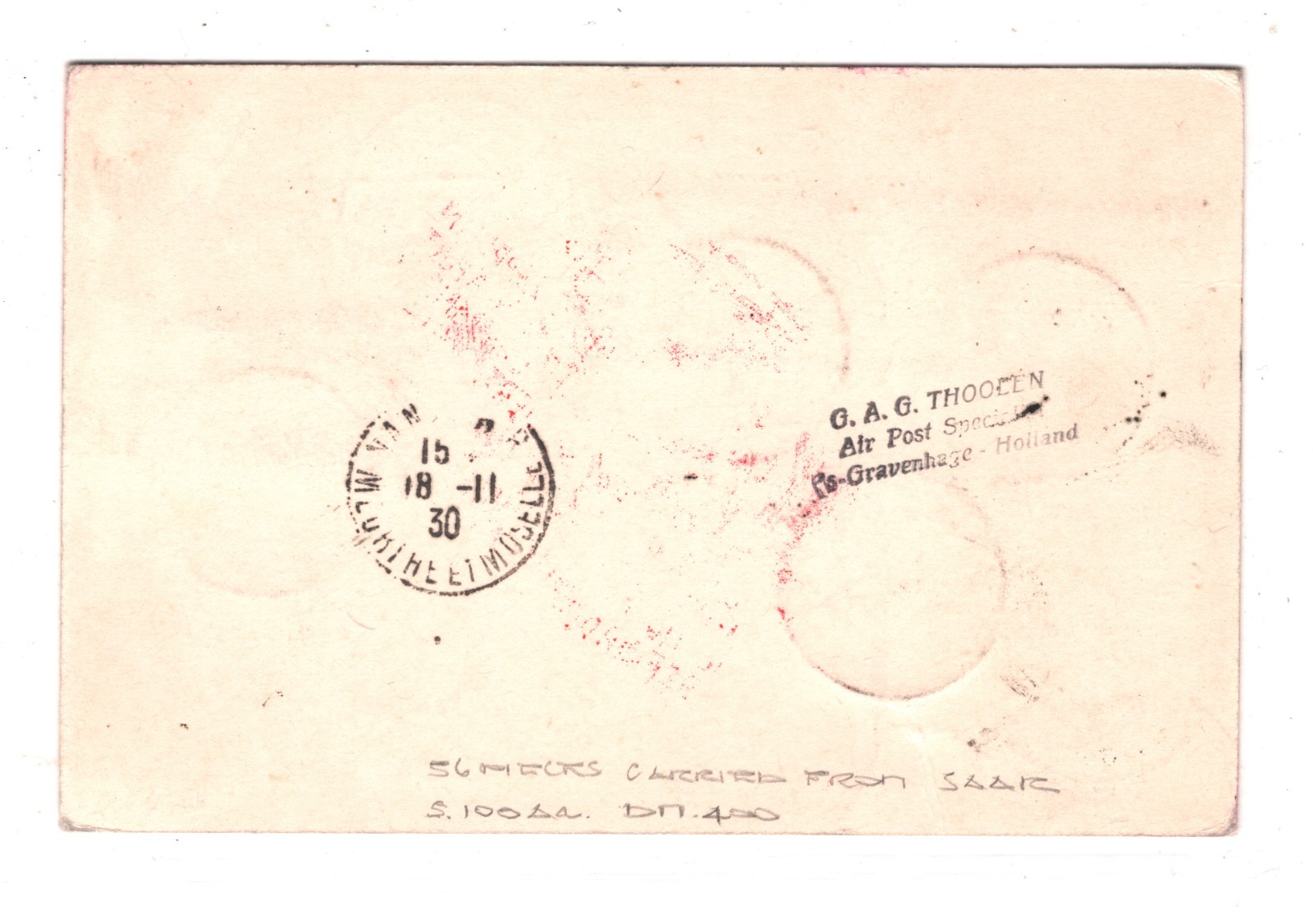 GRAF ZEPPELIN Card *SAAR* Germany 1930 Air Mail SACHSENFAHRT Chemnitz KZ434 - Image 4