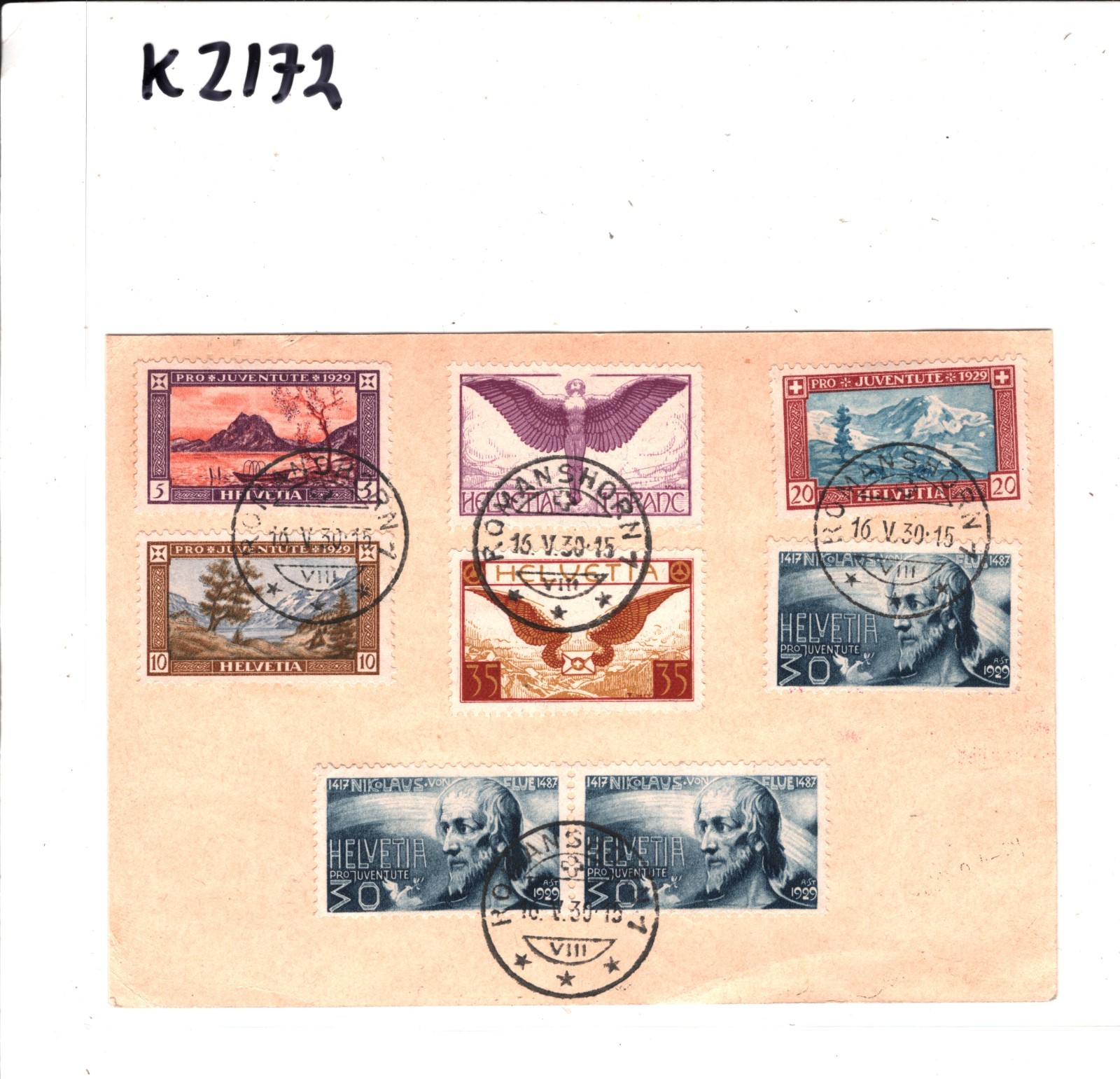 GRAF ZEPPELIN Card *SWITZERLAND* Air Mail 1930 SÜDAMERIKAFAHRT Paraguay KZ172 - Image 5