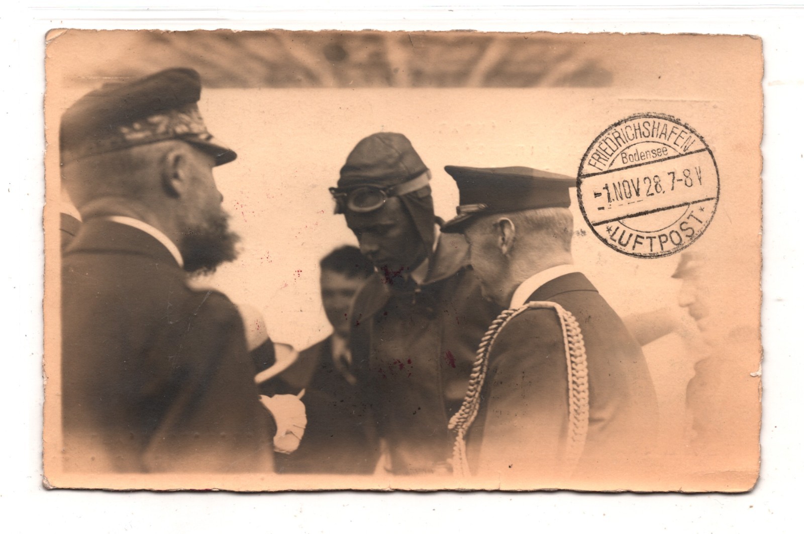 GRAF ZEPPELIN Card USA *HAWAII* O/p Air 1928 FIRST FLIGHT Lakehurst FRANCE KZ521 - Image 5