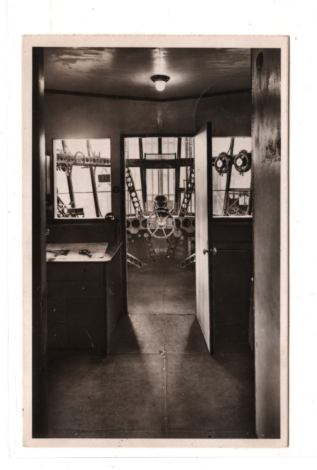 GRAF ZEPPELIN Cockpit Card *SWITZERLAND* 1Fr Air Mail 1932 DANZIG LUPOSTA KZ593 - Image 3
