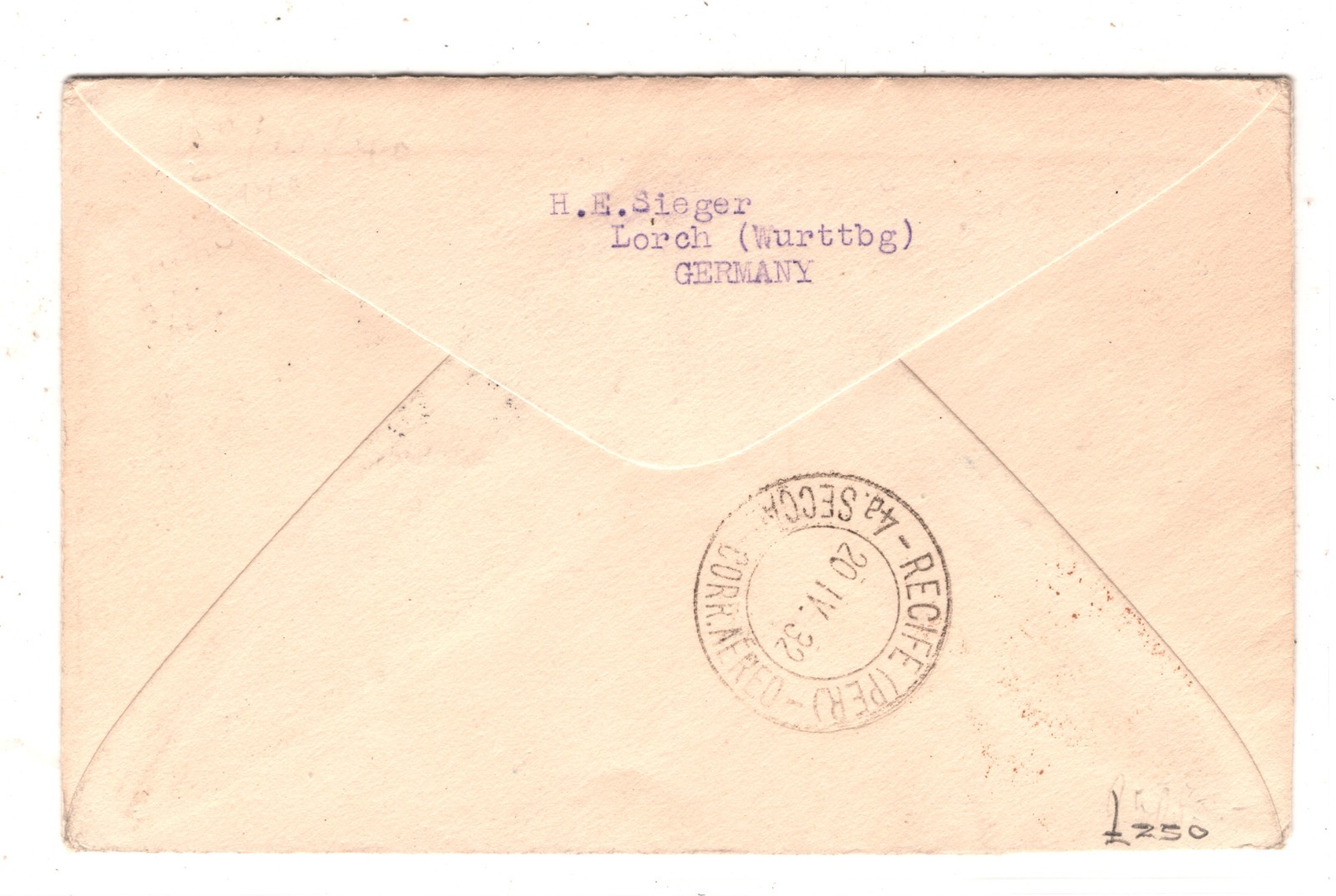 GRAF ZEPPELIN Cover *EIRE* Ireland Air Mail 3.SÜDAMERIKAFAHRT 1932 Brazil KZ291 - Image 3