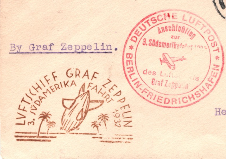 GRAF ZEPPELIN Cover *EIRE* Ireland Air Mail 3.SÜDAMERIKAFAHRT 1932 Brazil KZ291 - Image 4