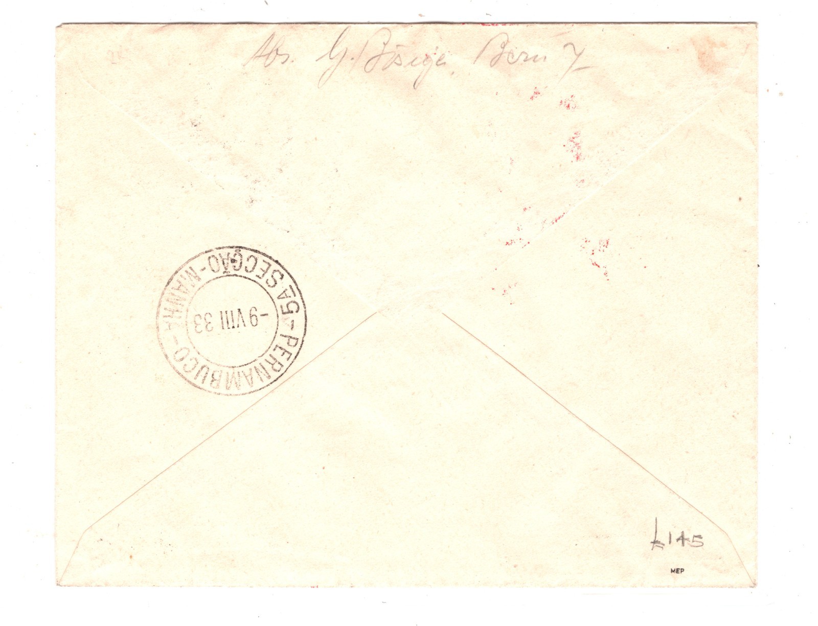 GRAF ZEPPELIN Cover *SWITZERLAND* Air Mail 1933 4.SÜDAMERIKAFAHRT Brazil KZ175 - Image 4