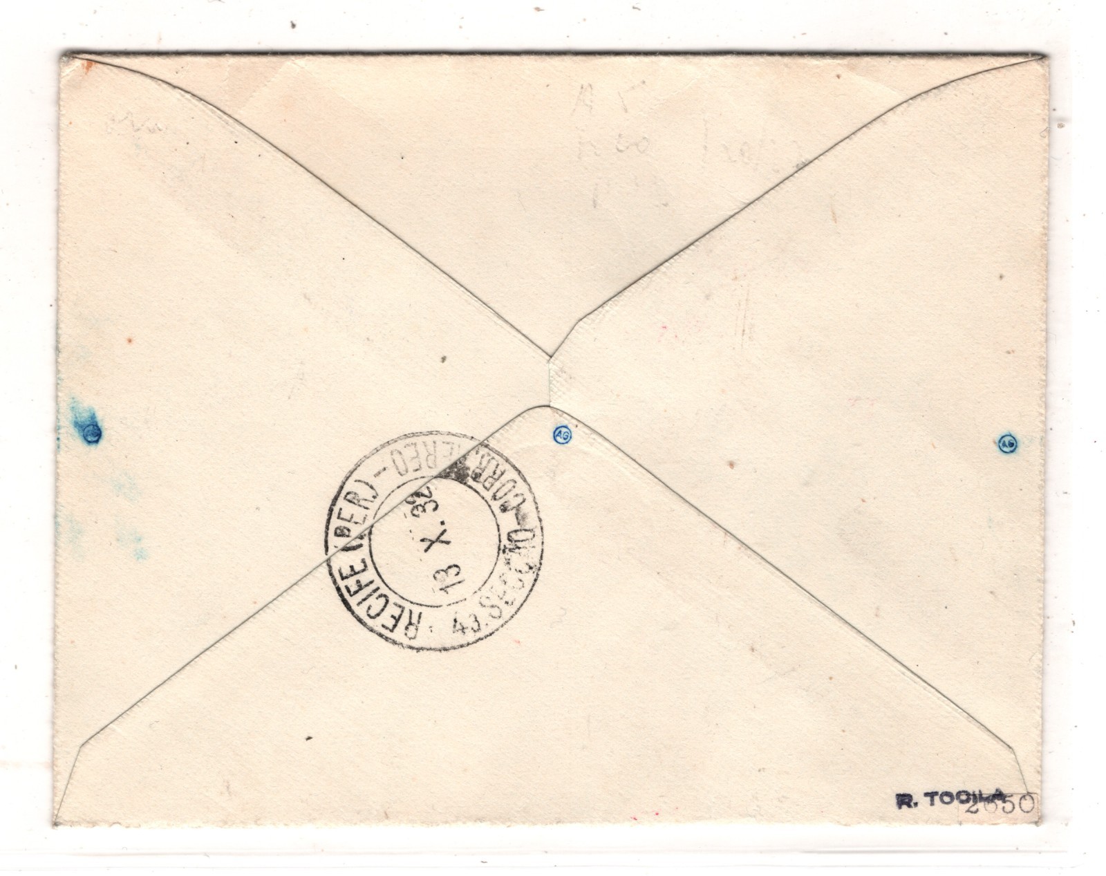 GRAF ZEPPELIN *NETHERLANDS* Air Cover 1932 8.SÜDAMERIKAFAHRT BRAZIL Assen KZ560 - Image 3