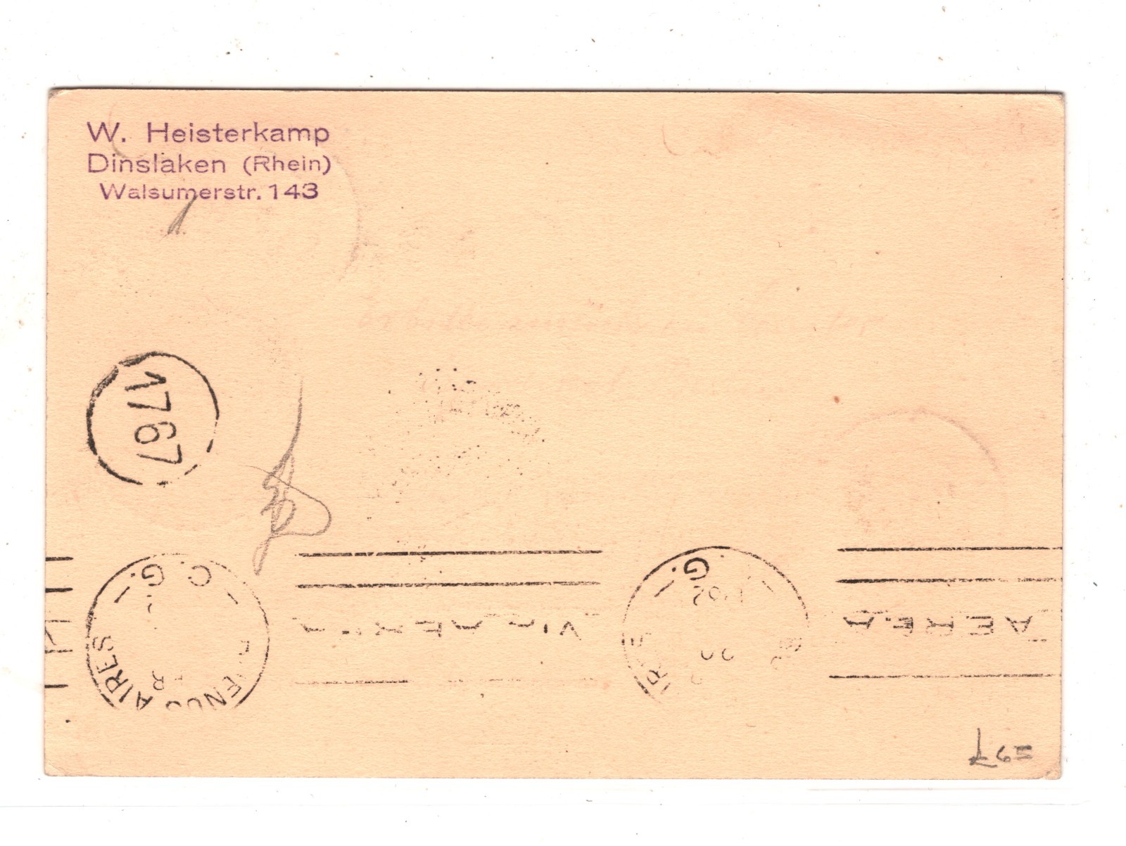 GRAF ZEPPELIN *NETHERLANDS* Card 1932 Assen *3. SÜDAMERIKAFAHRT* Argentina KZ564 - Image 3