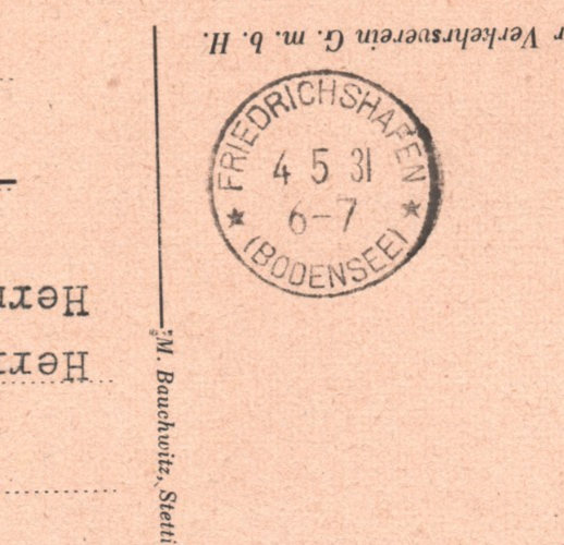 GRAF ZEPPELIN Sieger Card 1931 Stettin (Poland) Air *POMMERNFAHRT* Cachet KZ430 - Image 8