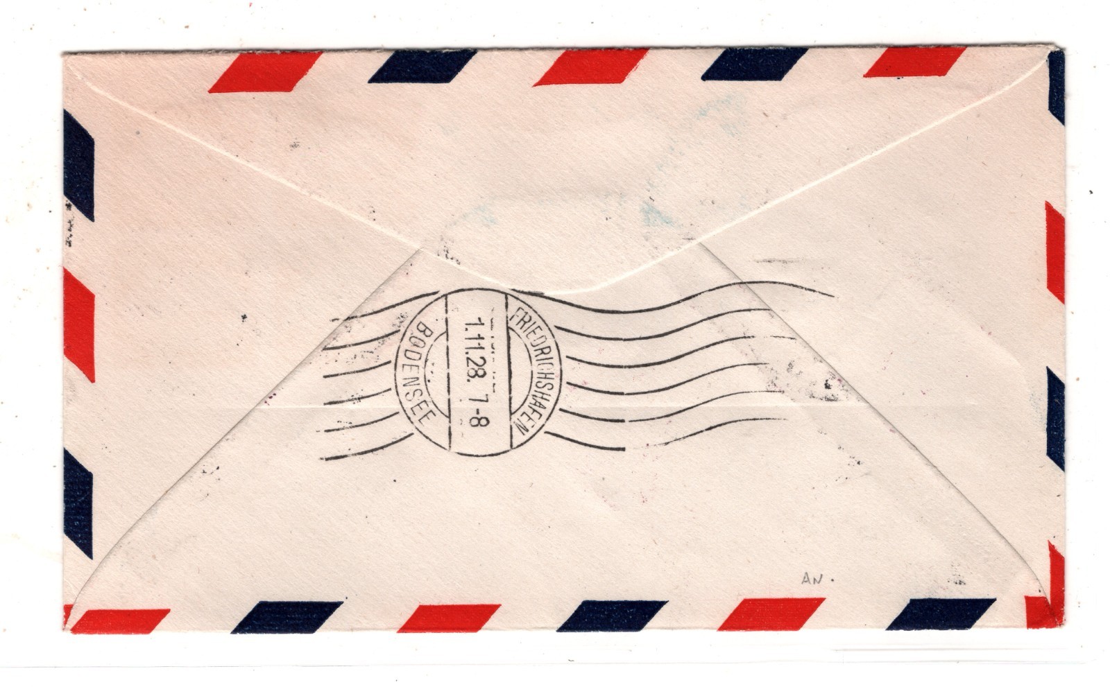 GRAF ZEPPELIN USA Air #C6 24c *BLOCK*{4} Cover 1928 FIRST FLIGHT Lakehurst KZ524 - Image 5