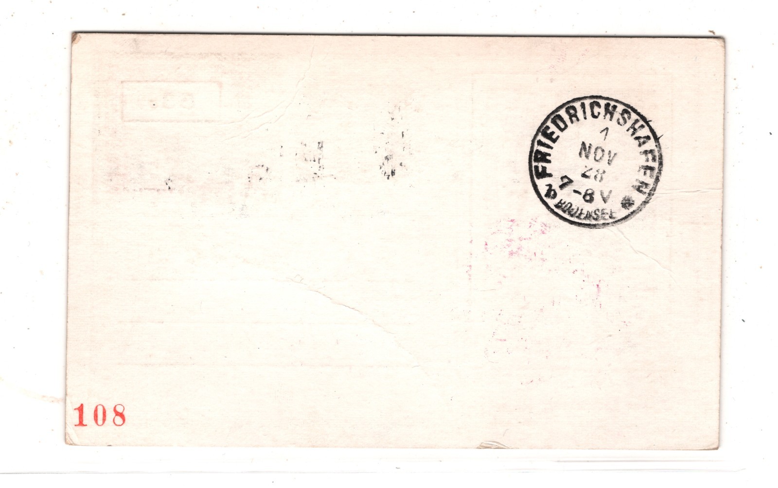 GRAF ZEPPELIN USA Air *ILLUSTRATED* Card 1928 FIRST FLIGHT New York Berlin KZ520 - Image 5