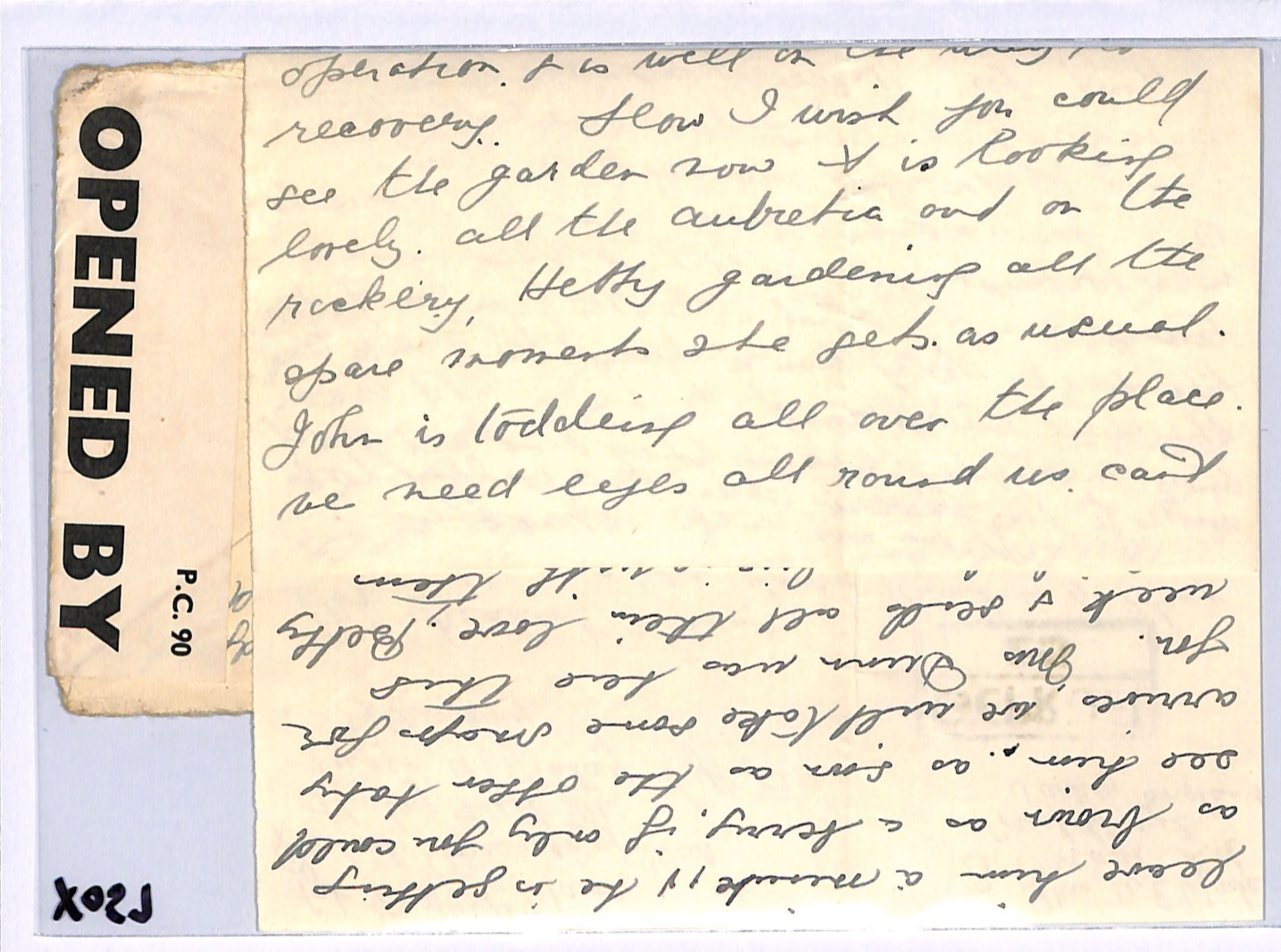 GREAT ESCAPE CAMP WW2 Guildford Cover GB RAF POW STALAG LUFT 3 1944 Letter XO57 - Image 2