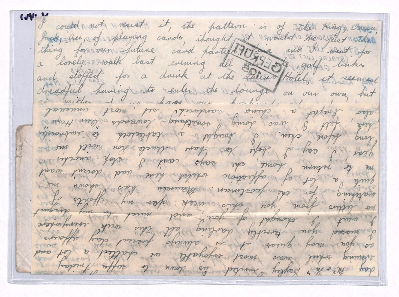 GREAT ESCAPE CAMP WW2 POW Guildford Cover 1944 STALAG LUFT 3 Censor Letter YW461 - Image 10