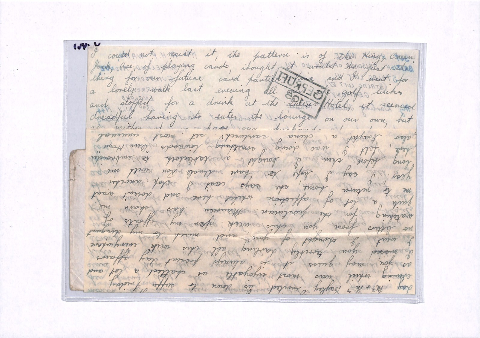 GREAT ESCAPE CAMP WW2 POW Guildford Cover 1944 STALAG LUFT 3 Censor Letter YW461 - Image 12