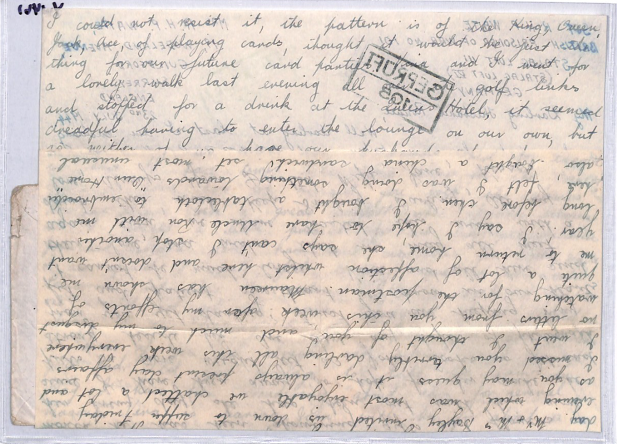 GREAT ESCAPE CAMP WW2 POW Guildford Cover 1944 STALAG LUFT 3 Censor Letter YW461 - Image 8