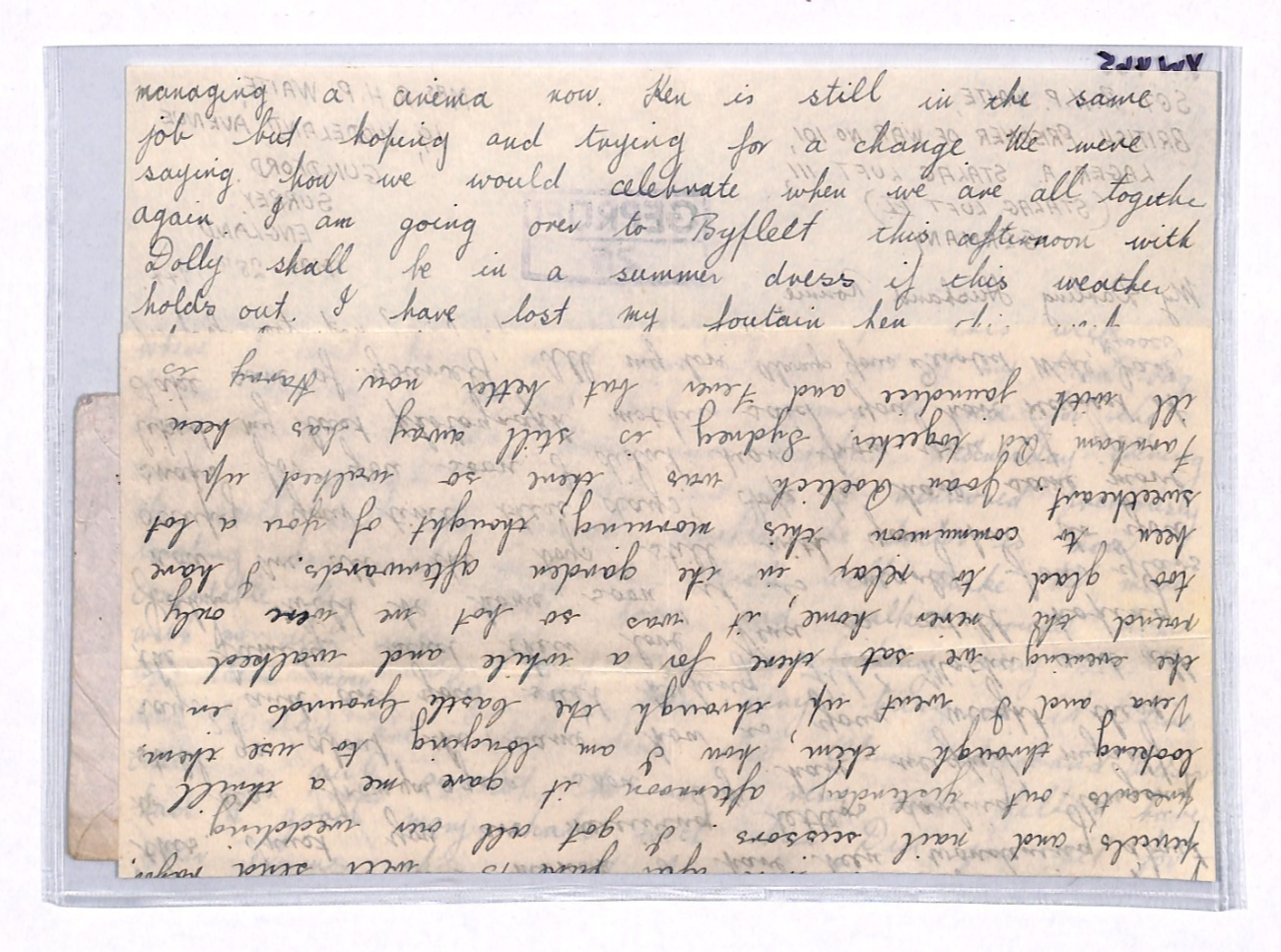 GREAT ESCAPE CAMP WW2 POW Guildford Cover 1944 STALAG LUFT 3 Censor Letter YW465 - Image 11