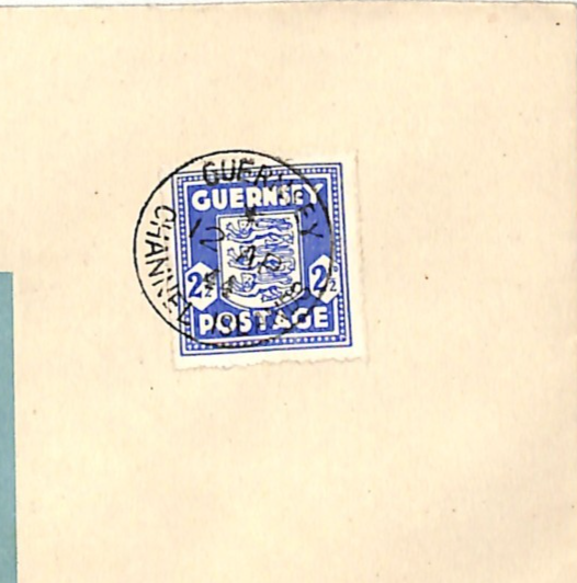 GUERNSEY WW2 2½d *RATIONED STAMP LABEL* 1944 FDC Channel Is First Day Cover WS2 - Image 5